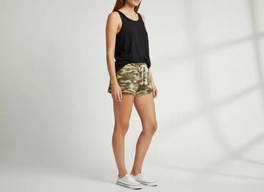 szorty dresowe damskie bershka: Bershka, Szorty damskie, rozmiar L — 7