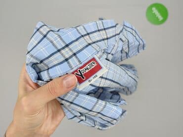 allegro podkoszulki: Shirt 10 years, condition - Perfect, pattern - Cell, color - Light blue — 4