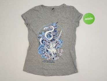 koszulka z żabą cropp: Cropp, T-shirt damski, rozmiar L — 2