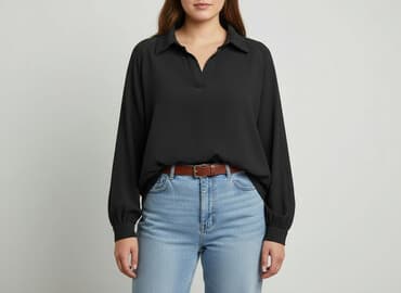 marynarki plus size damskie: Bluzka damska, rozmiar XL — 6