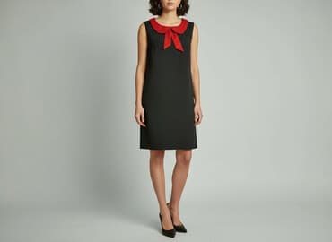 czerwone sukienki plus size: Sukienka damska, rozmiar L — 6