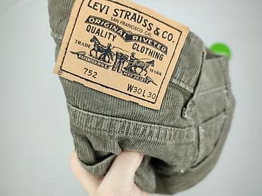 32 centimeters: Levi’s, Spodnie materiałowe damskie, rozmiar M — 4
