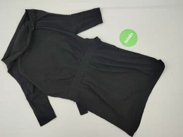 czarna sukienka dzianinowa z golfem: Sukienka damska, rozmiar S — 3