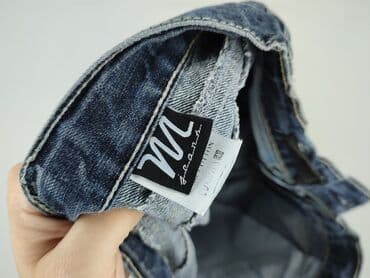 jeansy biale wysoki stan: Spodnie jeansowe, 12 lat, 152, stan - Idealny — 4