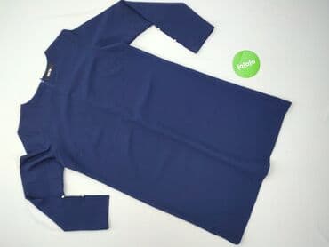 długa granatowa sukienki: Luna, Sukienka damska, L — 3