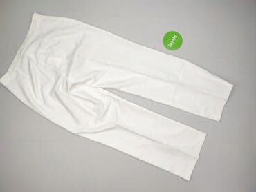 białe spodnie na wesele: Spodnie materiałowe damskie, rozmiar L — 3