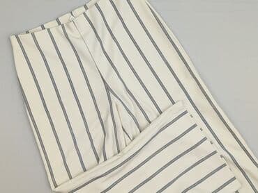 spodnie z lampasami h m: H&M, Material trousers for women, size M — 2