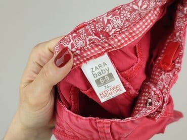 джинсова куртка: Spodnie jeansowe, Zara, 6-9 miesięcy, stan - Dobry — 5