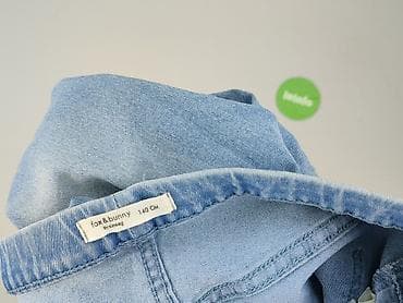 monki szorty: Spodnie jeansowe, Fox&Bunny, 10 lat, 140, stan - Bardzo dobry — 5