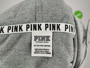 bordowy sweter: Victoria's Secret PINK, Bluza z kapturem damska, rozmiar XS — 4