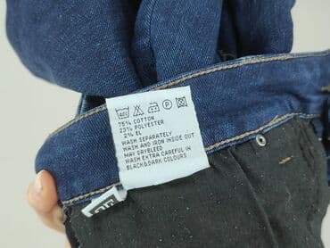 spodnie jeansowe z cyrkoniami: Jeansy dla mężczyzn, L — 5