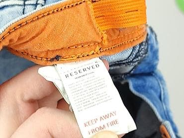 reserved topy: Spodnie jeansowe, Reserved, 6-9 miesięcy, stan - Bardzo dobry — 5