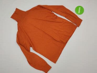 pomarańczowy sweter reserved: Golf damski, M — 2