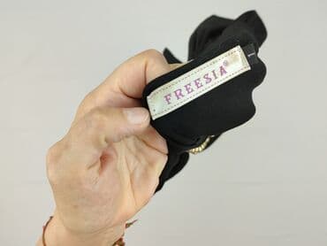 czarne bluzki z haftem: Freesia, Bluzka damska, rozmiar M — 4