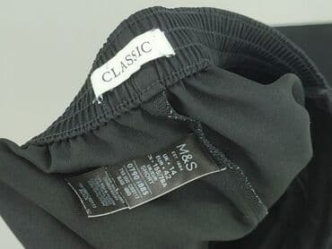 legginsy woskowane push up: Marks & Spencer, Spodnie materiałowe damskie, M — 4