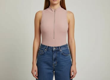 body zara rozowe: Shein, Body damskie, rozmiar XS — 7