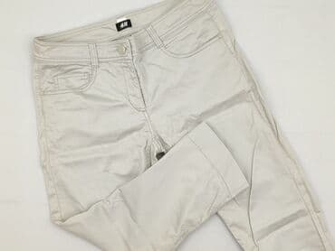 legginsy woskowane wysoki stan: H&M, Spodnie materiałowe damskie, rozmiar XL — 1