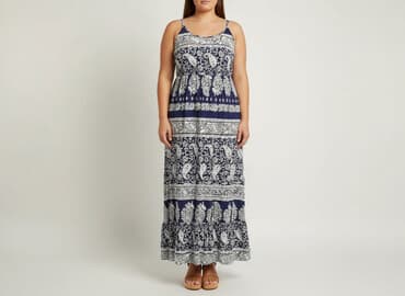 sukienki na 18 rozkloszowane: F&F, Sukienka damska, rozmiar 3XL — 7