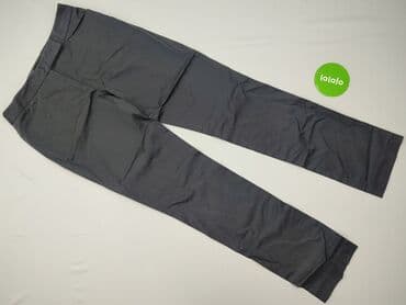 spodnie dzianinowe szare: Spodnie materiałowe damskie, rozmiar M — 2