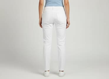 biale szerokie jeansy: Shein, Jeansy damskie, rozmiar S — 6