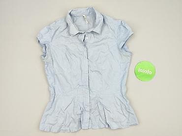 blekitna bluzki: Stradivarius, Koszula damska, rozmiar L — 2
