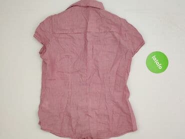 bluzki w kratkę czerwona: H&M, Women's blouse, size L — 4