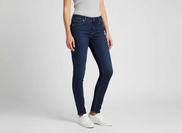 dżinsy z prostymi nogawkami: Jeansy damskie, rozmiar 2XS — 1