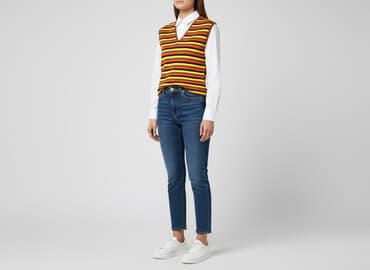 kamizelka w krowie łaty: Kamizelka damska, rozmiar M — 1