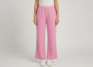 spodnie plus size wysoki stan: ITALY FASHION, Spodnie materiałowe damskie, rozmiar One size — 7