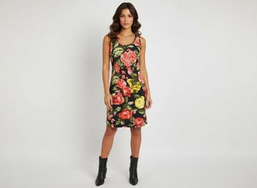 sukienka boho na wesele plus size: Sukienka damska, rozmiar S — 7