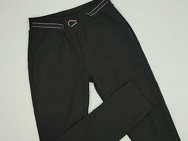 czarne outfity: Spodnie materiałowe damskie, rozmiar XL — 1