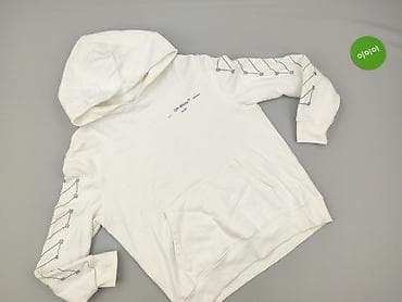 intermoda garnitury: Off-White, Bluza z kapturem dla mężczyzn, rozmiar L — 2