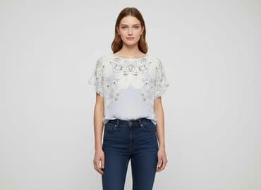 marynarka damska niebieska reserved: Warehouse, Bluzka damska, M — 7