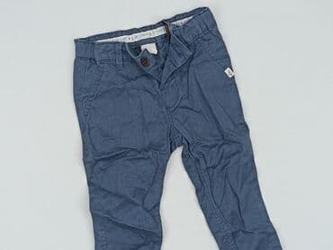 sukienka srebrna cekiny h: Niemowlęce spodnie materiałowe, 9-12 miesięcy, 74-80 cm, H&M, stan - Dobry — 1
