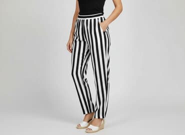 hm spodnie zimowe: H&M, Spodnie materiałowe damskie, rozmiar L — 7