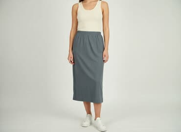 plisowane spódnice szara: Spódnica damska, rozmiar L — 7