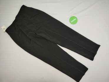 spodnie serduszka by o la la czarne: Joulie, Spodnie materiałowe damskie, rozmiar 2XL — 3