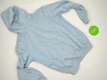 granatowe bluzy: Sinsay, Bluza z kapturem dla mężczyzn, rozmiar M — 4