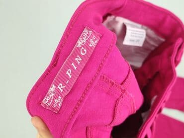 różowe jeansy damskie: Jeansy damskie, rozmiar L — 4