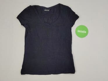 czarne t shirty w serek damskie: Beloved, T-shirt damski, rozmiar S — 2