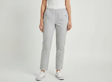 joggery damskie dresowe szare: Spodnie damskie, rozmiar S — 6