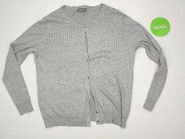 sweter popcorn: Papaya, Kardigan damski, rozmiar XL — 2