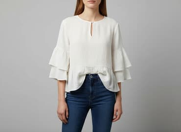 cropp body: Cropp, Bluzka damska, rozmiar S — 7