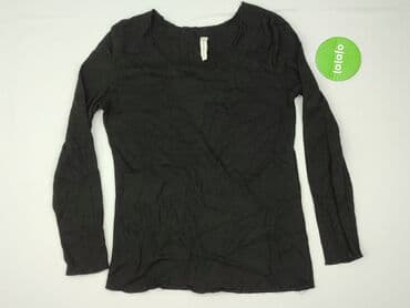 czarna koszulka pod marynarkę: New Collection, Bluzka damska, M — 2