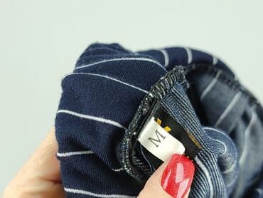 spodnie w paski pull and bear: Spodnie materiałowe damskie, rozmiar M — 4