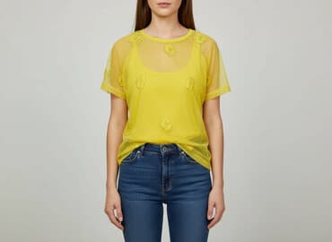 buty w kwiaty ccc: Bluzka damska, rozmiar S — 1