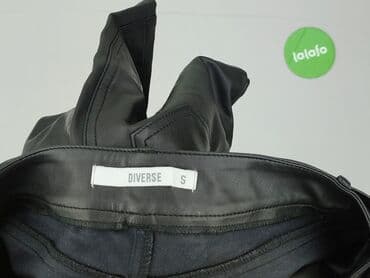 czarne spódnice midi z rozcięciem: Diverse, Spódnica damska, S — 4