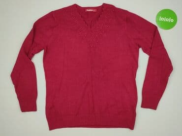czerwony sweter: Moda, Sweter damski, rozmiar M — 2