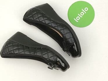 srebrne buty na słupku ccc: Flat shoes for women, size 37 — 4