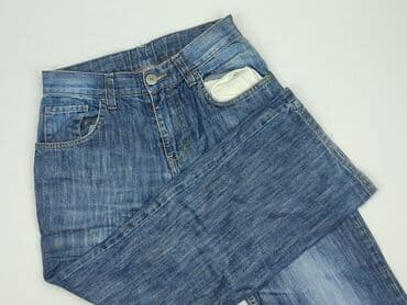 moda lata 70 sukienki: Spodnie jeansowe, Next, 11 lat, 146, stan - Bardzo dobry — 1